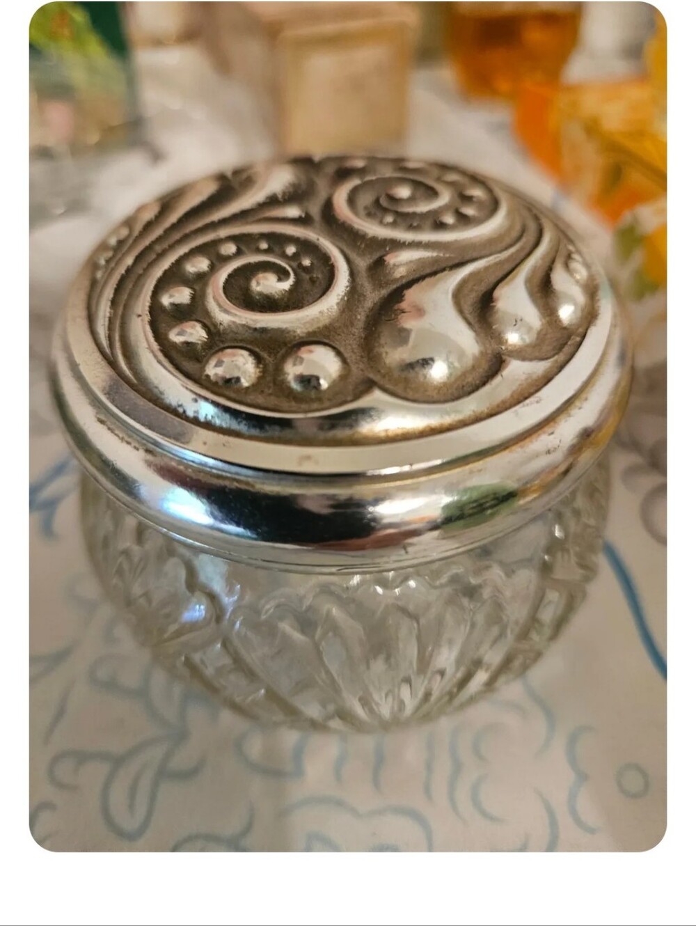 Vintage Avon Vanity Jar